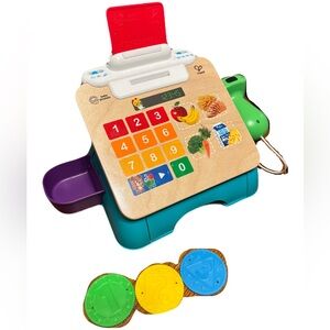 Baby Einstein + Hape Magic Touch Cash Register Pretend to Checkout Toy